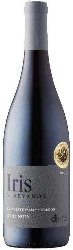 Iris Vineyards Pinot Noir 2019 Front Bottle Shot