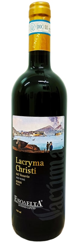 Enodelta Lacryma Christi del Vesuvio Rosso 2021 Front Bottle Shot