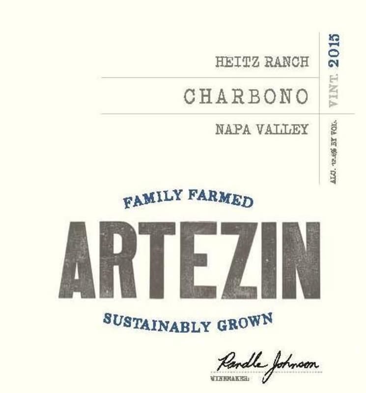 Artezin Heitz Ranch Charbono 2015 Front Label