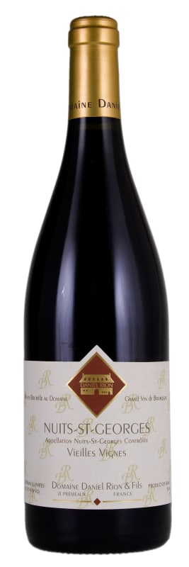 Domaine Daniel Rion & Fils Nuits-St-Georges Vieilles Vignes 2016 Front Bottle Shot