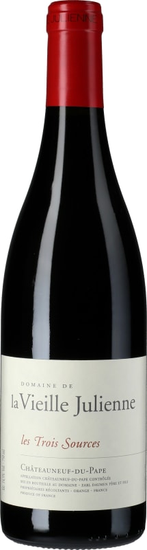 Domaine de la Vieille Julienne Chateauneuf-du-Pape les Trois Sources 2021 Front Bottle Shot