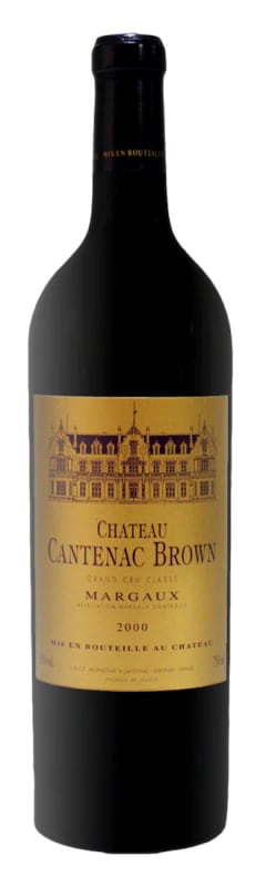 Chateau Cantenac Brown 2000 Front Bottle Shot