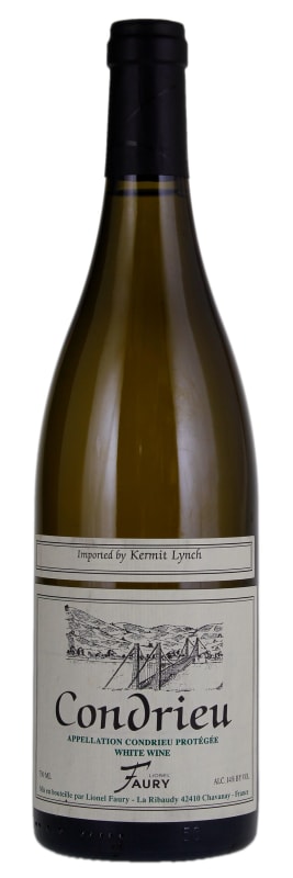 Lionel Faury Condrieu 2016 Front Bottle Shot