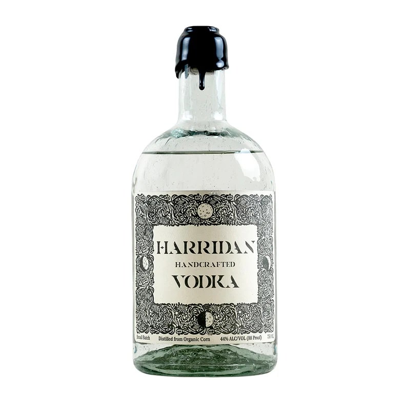 Harridan Handcrafted Organic Vodka Front Bottle Shot