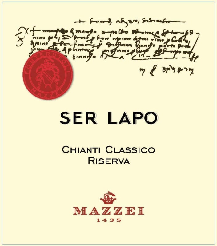 Mazzei Chianti Classico Riserva Ser Lapo 2015 Front Label