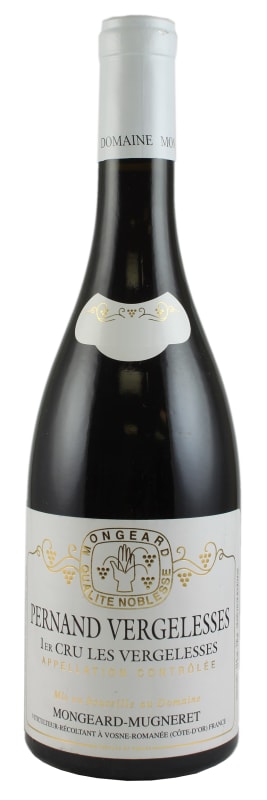 Mongeard-Mugneret Pernand-Vergelesses Les Vergelesses Premier Cru 2018 Front Bottle Shot
