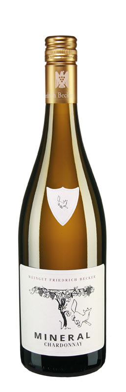 Friedrich Becker Pfalz Mineral Chardonnay Trocken 2016 Front Bottle Shot