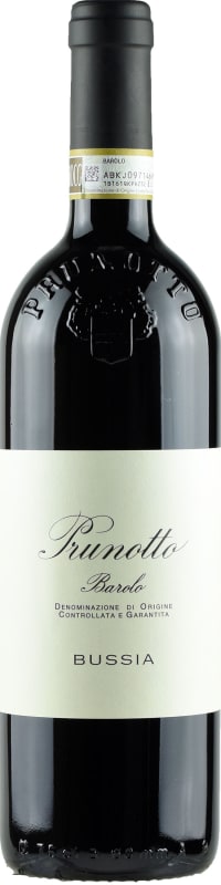 Prunotto Barolo Bussia 2013 Front Bottle Shot