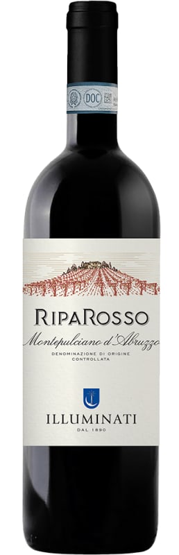 Illuminati Montepulciano d'Abruzzo Riparosso 2023 Front Bottle Shot