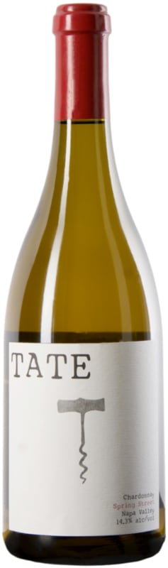 TATE Spring Street Chardonnay 2021 Front Bottle Shot