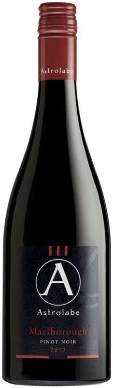 Astrolabe Marlborough Pinot Noir 2017 Front Bottle Shot