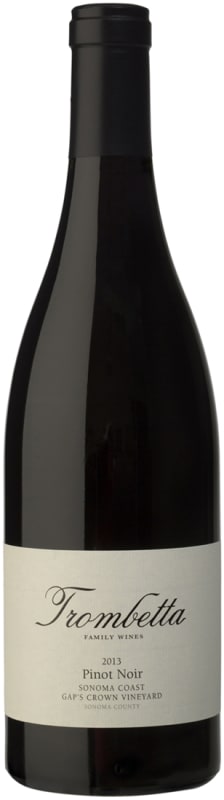 Trombetta Gap's Crown Vineyard Pinot Noir 2013 Front Bottle Shot