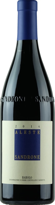 Sandrone Barolo Aleste 2014 Front Bottle Shot