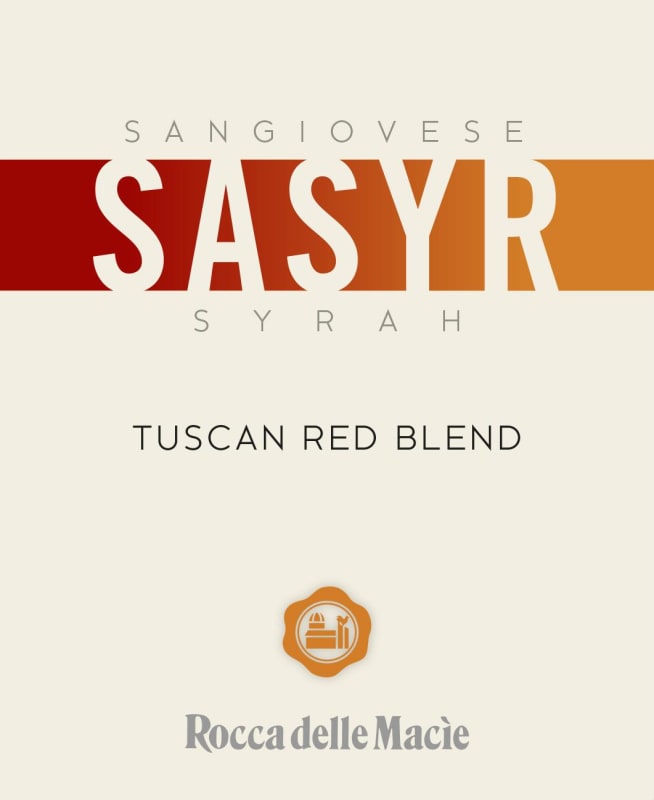 Rocca delle Macie Sasyr 2018 Front Label