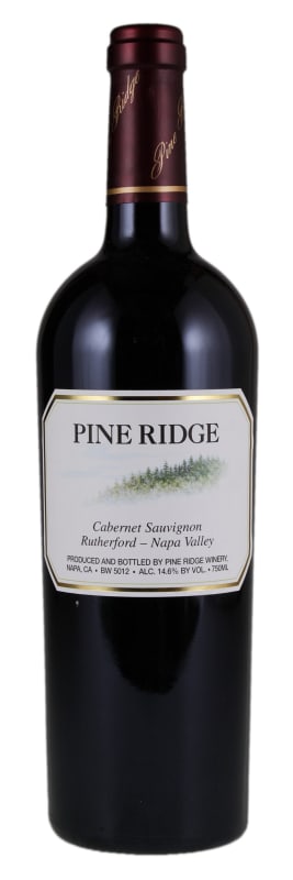 Pine Ridge Rutherford Cabernet Sauvignon 2001 Front Bottle Shot