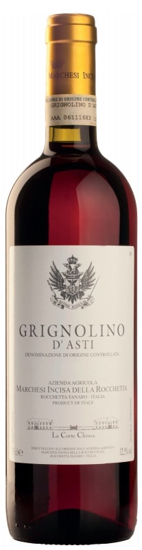 Marchesi Incisa della Rocchetta Grignolino d'Asti 2022 Front Bottle Shot