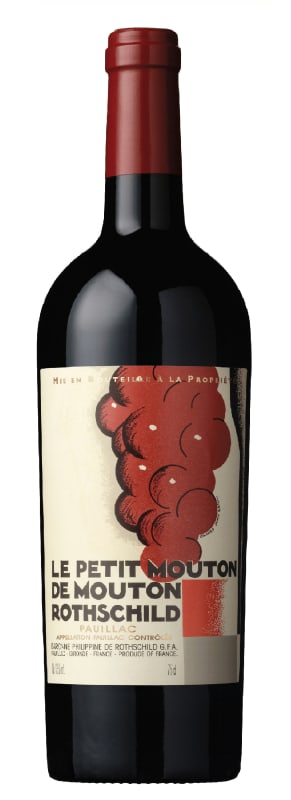 Chateau Mouton Rothschild Le Petit Mouton 2018 Front Bottle Shot