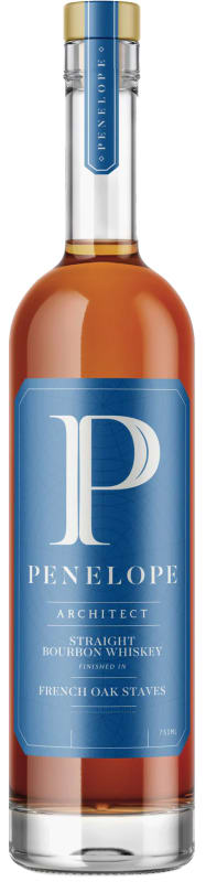 Penelope Architect Straight Bourbon Whiskey Front Bottle Shot