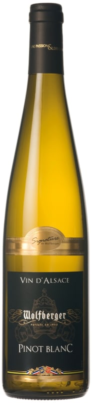 Wolfberger Pinot Blanc 2018 Front Bottle Shot