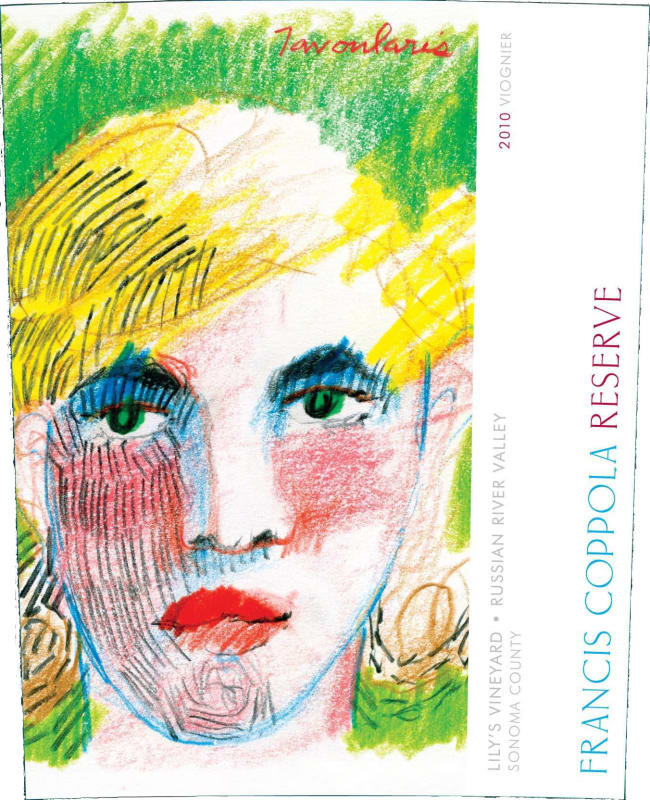 Francis Ford Coppola Reserve Viognier 2010 Front Label