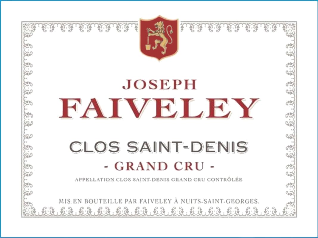 Faiveley Clos Saint-Denis Grand Cru 2011 Front Label