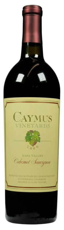 Caymus Napa Valley Cabernet Sauvignon 2000 Front Bottle Shot
