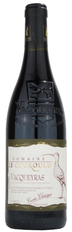 Domaine le Couroulu Vacqueyras Cuvee Classique 2013 Front Bottle Shot