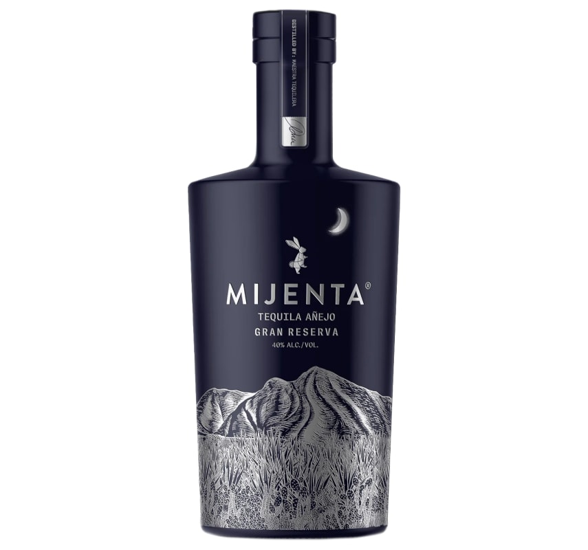 Mijenta Gran Anejo Tequila Front Bottle Shot