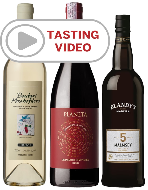 Thirsty for Adventure: Wines from Greece, Sicily & Madeira with Tasting Video Gift Product Image