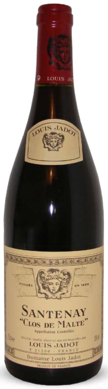 Louis Jadot Santenay Clos de Malte Blanc 2015 Front Bottle Shot