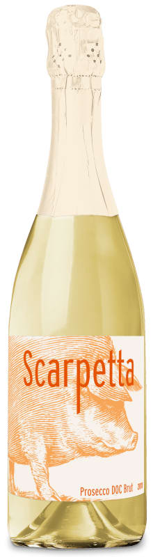 Scarpetta Prosecco Brut 2018 Front Bottle Shot