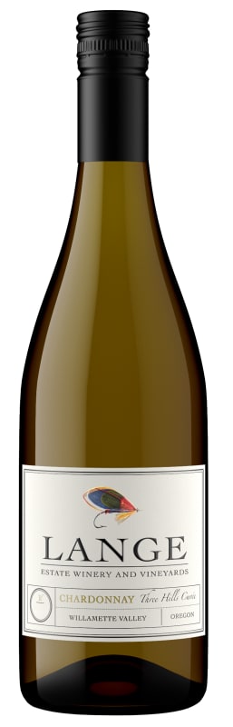 Lange Winery Three Hills Cuvee Chardonnay 2023 Front Bottle Shot