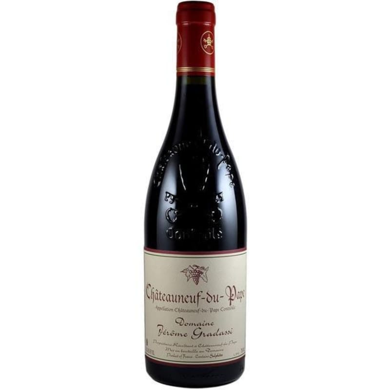 Domaine Jerome Gradassi Chateauneuf-du-Pape 2016 Front Bottle Shot
