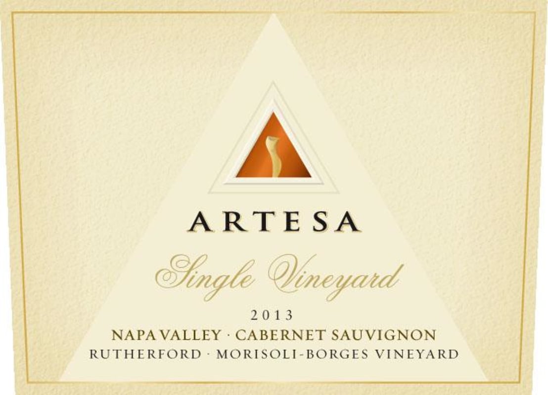 Artesa Morisoli Borges Vineyard Cabernet Sauvignon 2013 Front Label