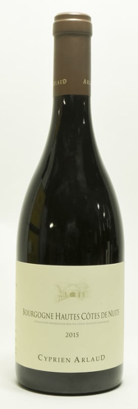 Cyprien Arlaud Hautes Cotes de Nuits Rouge 2015 Front Bottle Shot