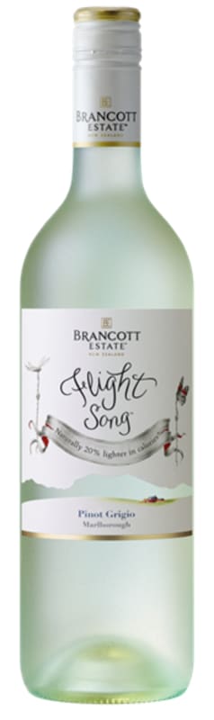 Brancott Flight Song Pinot Grigio 2016 Front Bottle Shot