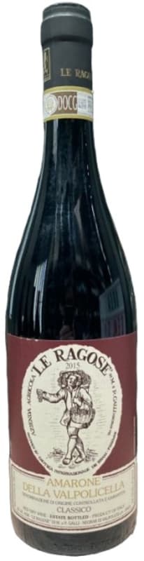 Le Ragose Amarone della Valpolicella Classico 2015 Front Bottle Shot