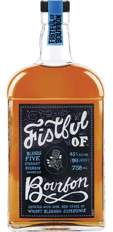 Fistful of Bourbon Blended Bourbon Whiskey Front Bottle Shot