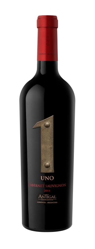 Antigal Uno Cabernet Sauvignon 2014 Front Bottle Shot