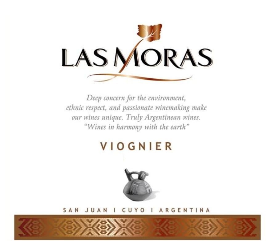 Finca Las Moras Viognier 2013 Front Label