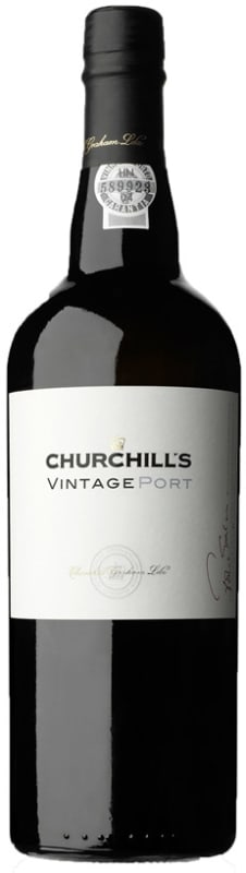 Churchill's Vintage Port 2007 Front Bottle Shot