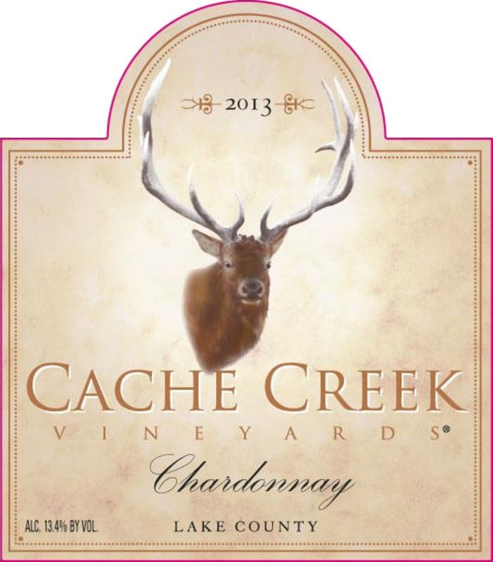 Cache Creek Chardonnay 2013 Front Label