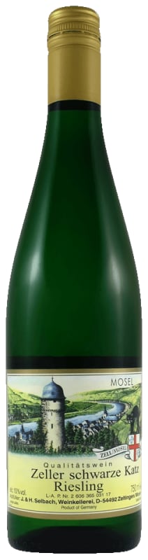 Selbach Zeller Schwarze Katz Riesling 2018 Front Bottle Shot