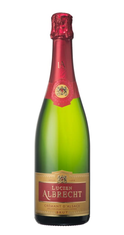 Lucien Albrecht Cremant d'Alsace Brut Front Bottle Shot