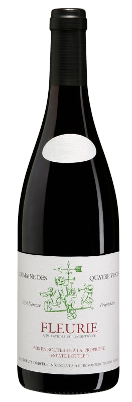 Duboeuf Fleurie Domaine des Quatre Vents 2016 Front Bottle Shot