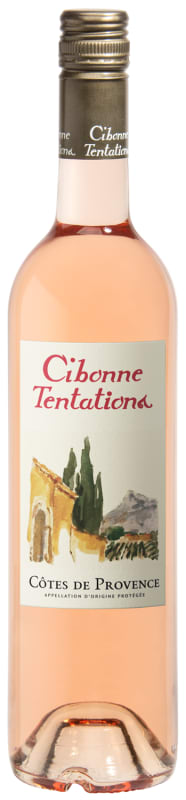 Clos Cibonne Cotes de Provence Tentations Rose 2024 Front Bottle Shot