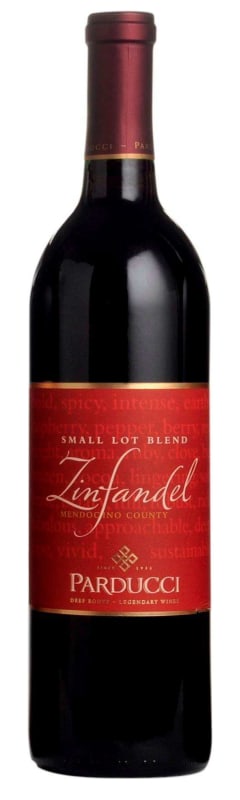 Parducci Small Lot Blend Zinfandel 2015 Front Bottle Shot