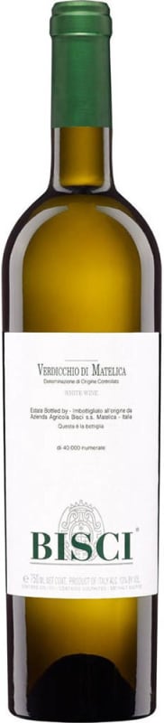 Bisci Verdicchio di Matelica 2017 Front Bottle Shot