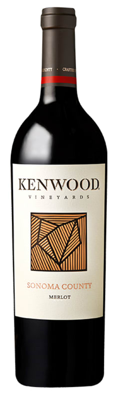 Kenwood Sonoma County Merlot 2015 Front Bottle Shot
