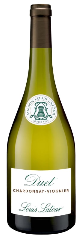 Louis Latour Duet Chardonnay-Viognier 2021 Front Bottle Shot
